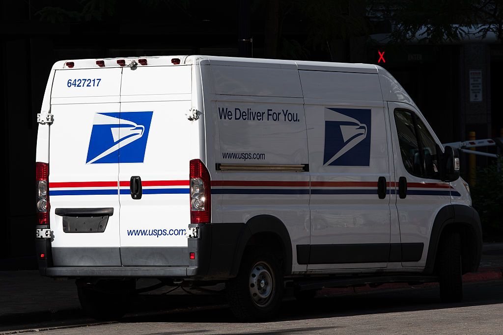 United States Postal Service Delivery Van In Utah