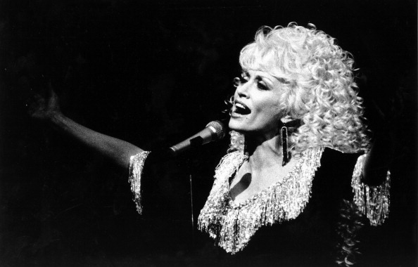 US country and western singer, Dolly Parton, in concert at the Sydney Entertainment Centre,